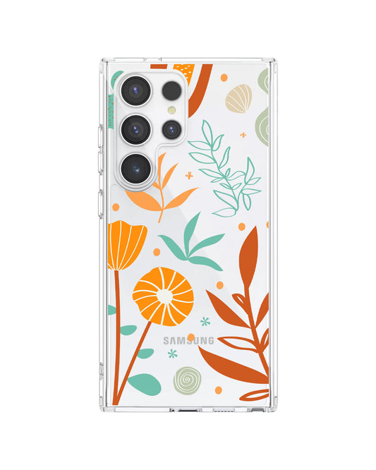 Android Rearguard Hybrid Case - Autumn Botanical