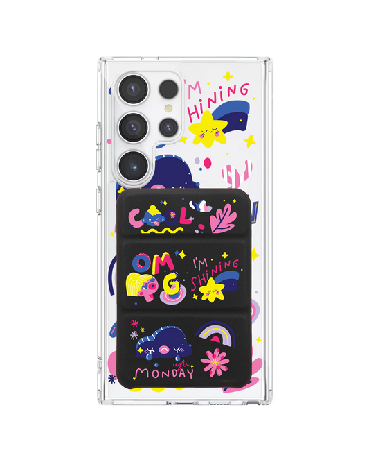 Android Magnetic Trifold Wallet Case - Monday My Day