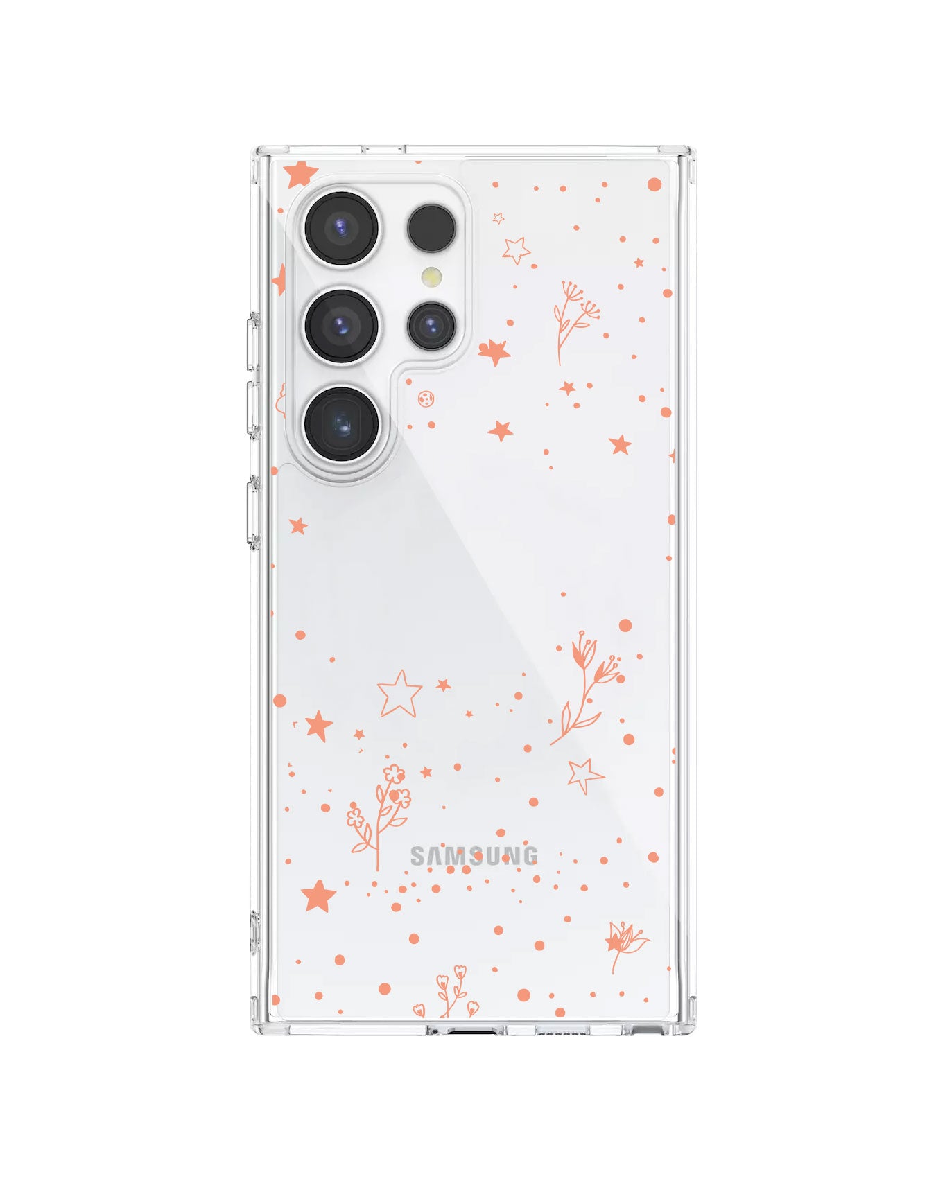 Android Rearguard Hybrid Case - Coral Constellation