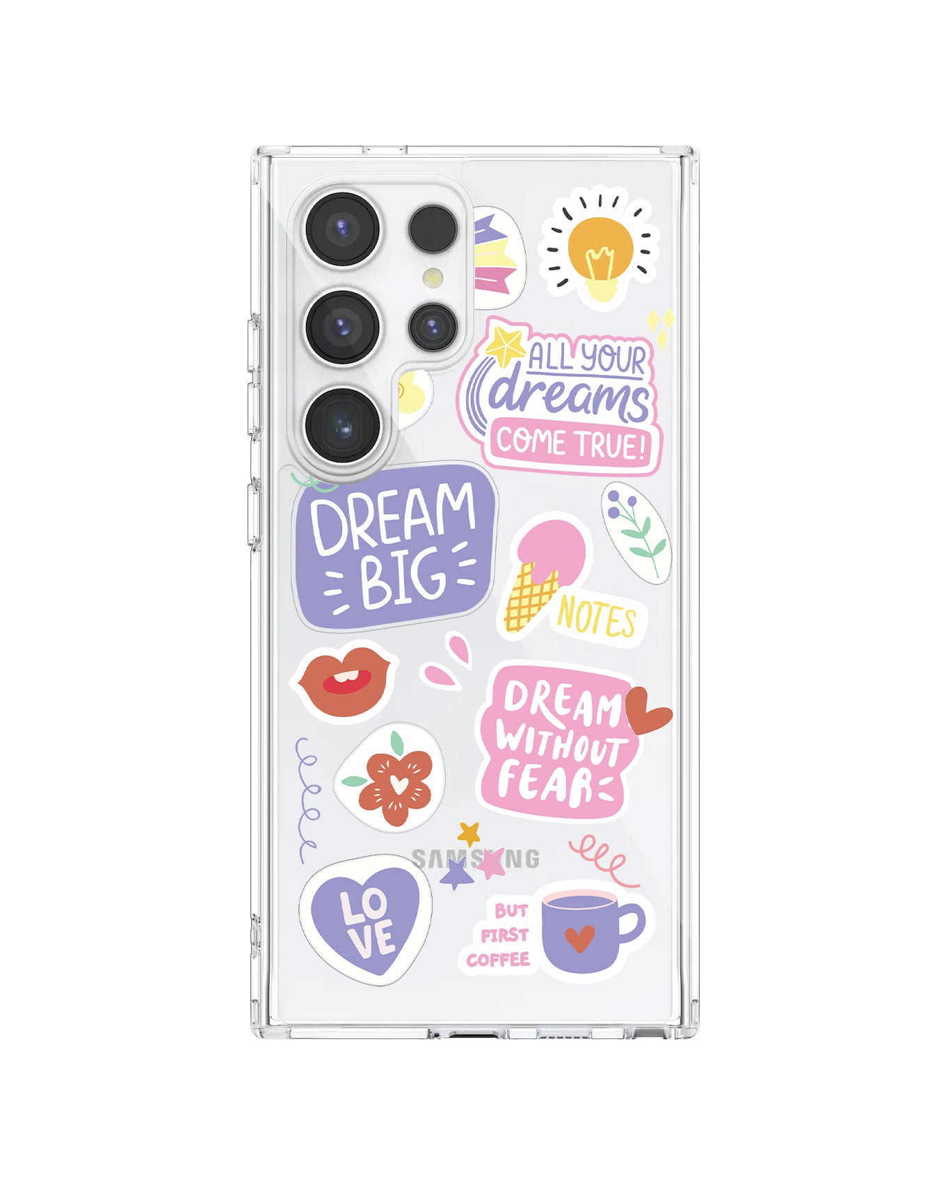 Android Rearguard Hybrid Case - Dream Sticker Pack