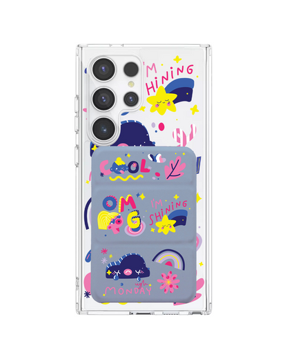 Android Magnetic Trifold Wallet Case - Monday My Day