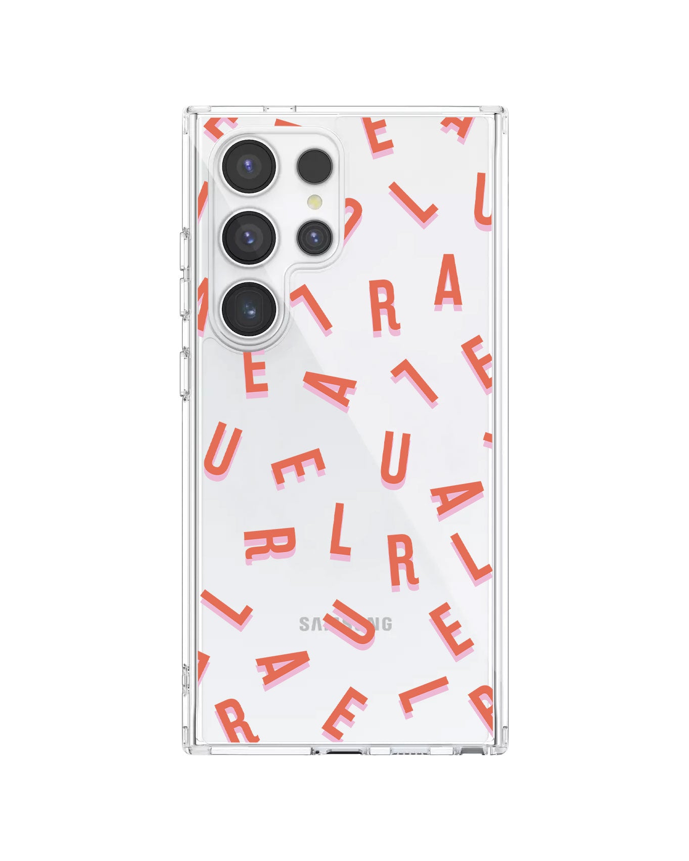 Android Rearguard Hybrid Case - CUSTOM MONOGRAM Coral