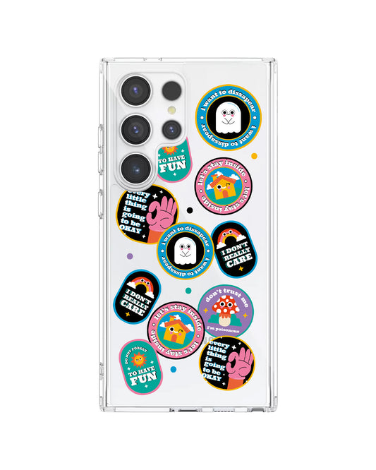 Android Rearguard Hybrid Case - Monster Sticker Pack