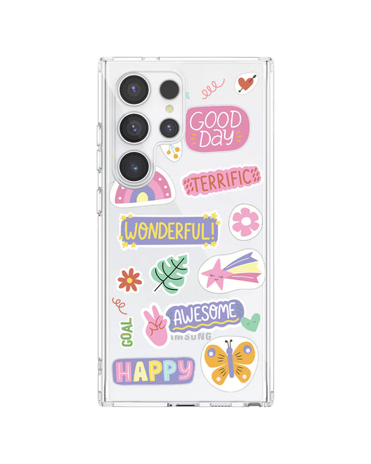 Android Rearguard Hybrid Case - Motivation Sticker Pack 2.0