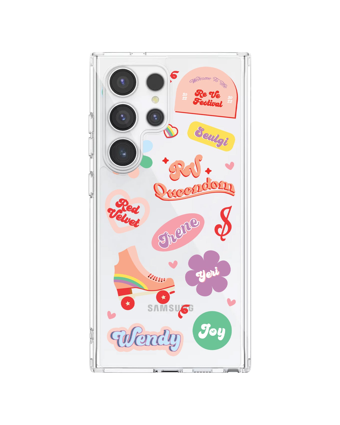 Android Rearguard Hybrid - Red Velvet Sticker Pack