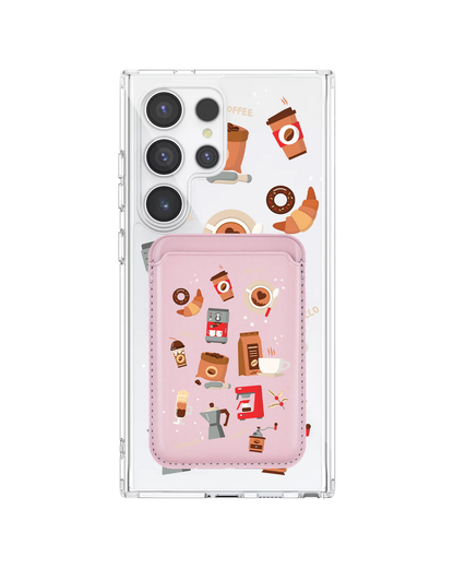 Android Magnetic Wallet Case - Barista