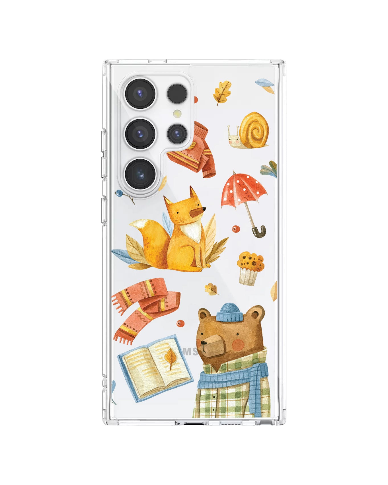 Android Rearguard Hybrid Case - Bear & Fox