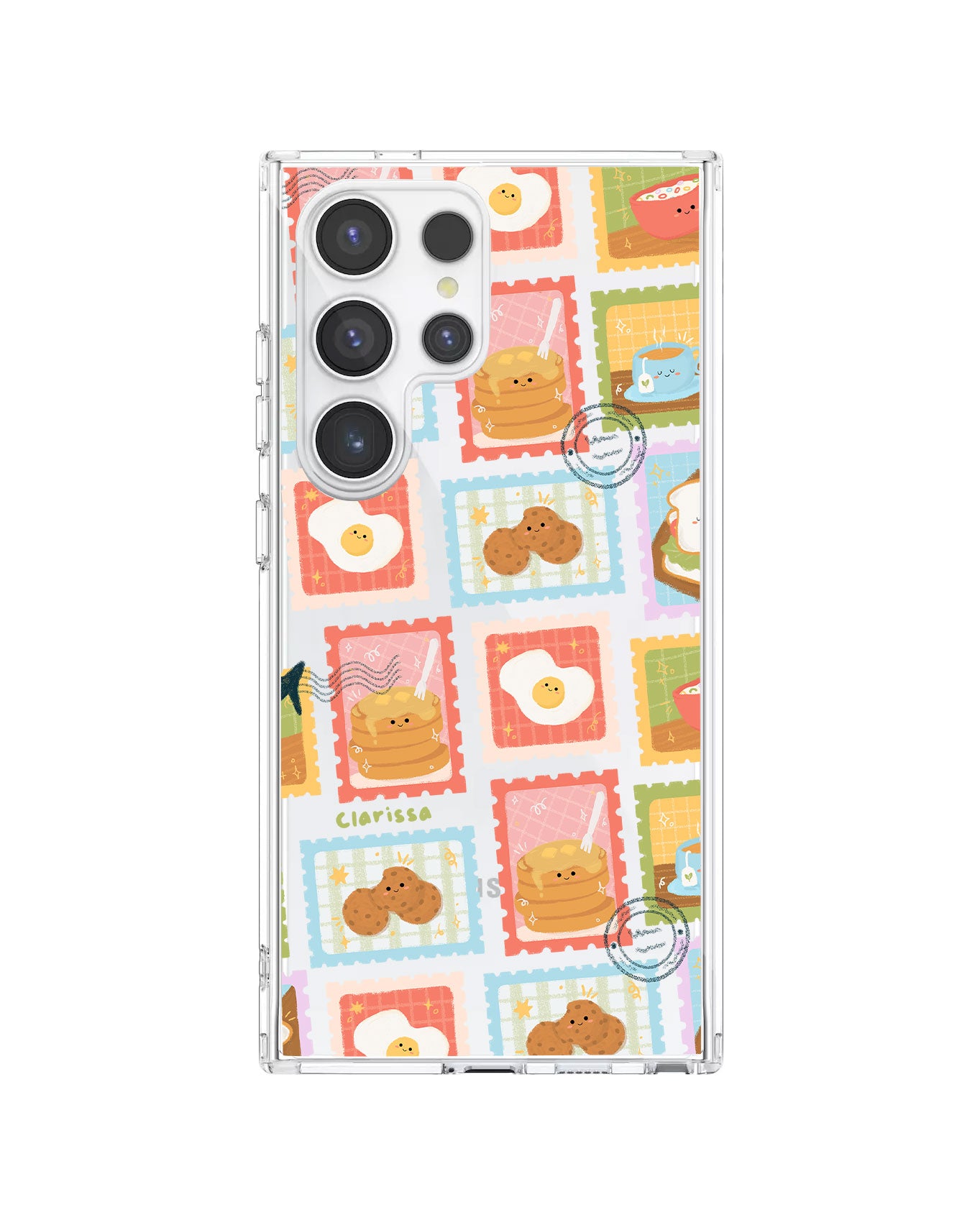 Android Rearguard Hybrid Case - Breakfast Stamps