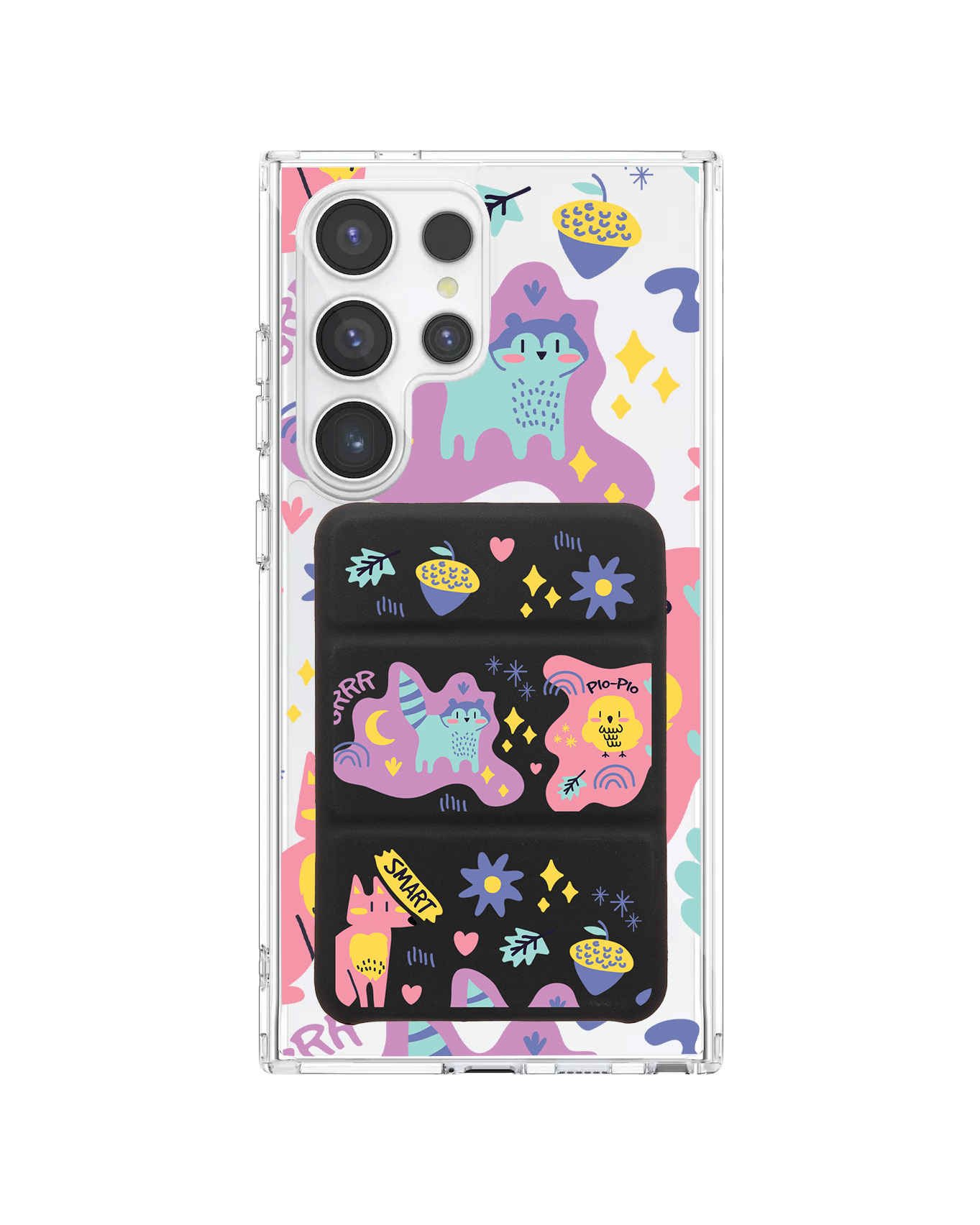 Android Magnetic Trifold Wallet Case - Pio & Friends