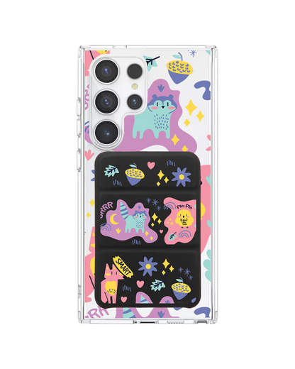 Android Magnetic Trifold Wallet Case - Pio & Friends