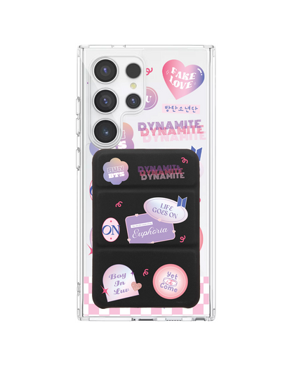 Android Magnetic Trifold Wallet Case - BTS Proof