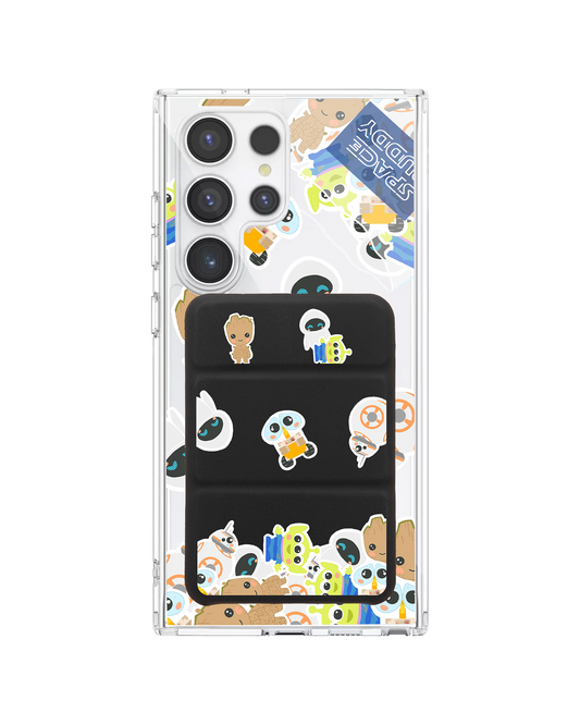 Android Magnetic Trifold Wallet Case - Buddy Space