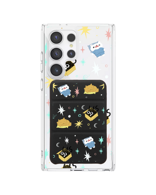 Android Magnetic Trifold Wallet Case - Nightover