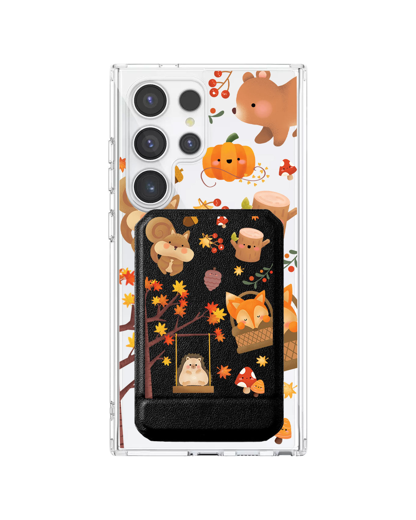 Android Magnetic Multifold Wallet - Autumn