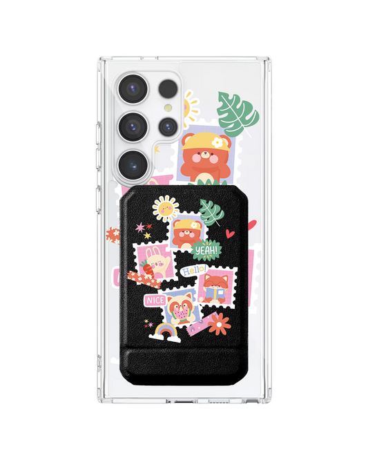 Android Magnetic Multifold Wallet - Animal Squad