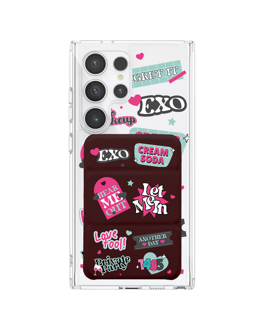 Android Magnetic Trifold Wallet Case - Exo Cream Soda