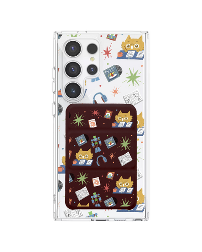 Android Magnetic Trifold Wallet Case - Too Much Hobbies