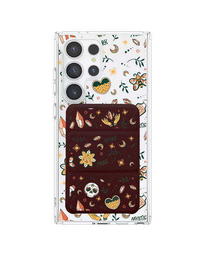 Android Magnetic Trifold Wallet Case - Mystic