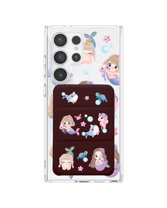Android Magnetic Trifold Wallet Case - Little Mermaid