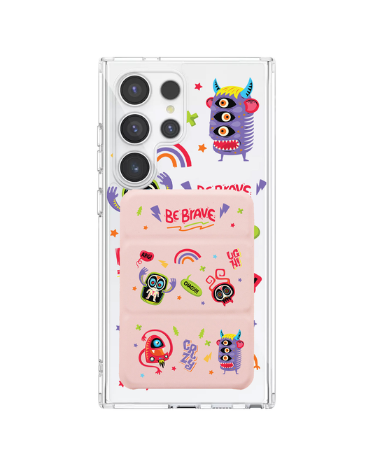 Android Magnetic Trifold Wallet Case - Baby Monster