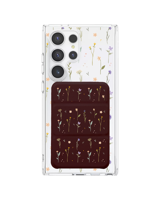 Android Magnetic Trifold Wallet Case - Botanical Garden 2.0