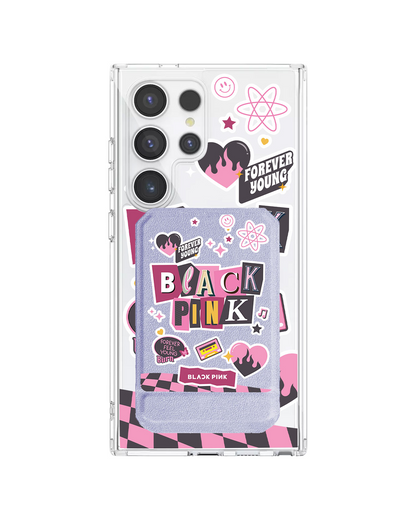 Android Magnetic Multifold Wallet - Blackpink Forever Young