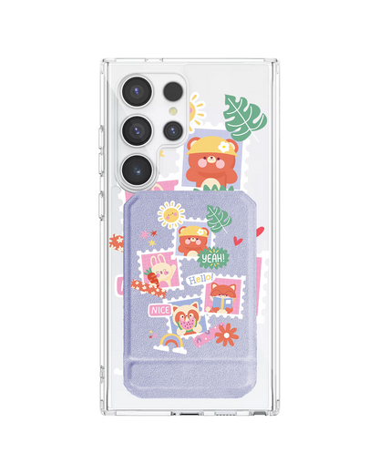 Android Magnetic Multifold Wallet - Animal Squad