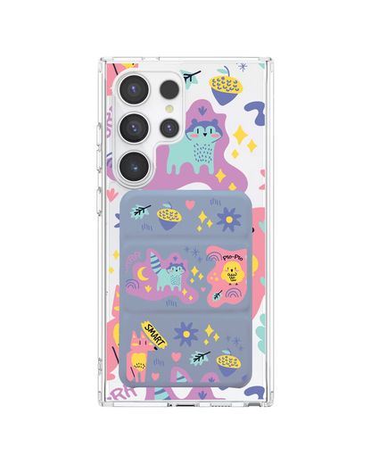 Android Magnetic Trifold Wallet Case - Pio & Friends