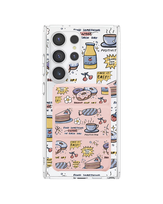 Android Magnetic Trifold Wallet Case - Sweets