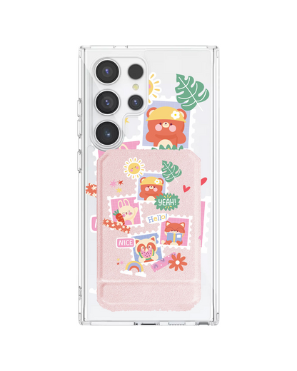 Android Magnetic Multifold Wallet - Animal Squad