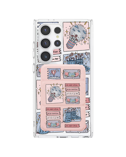 Android Magnetic Trifold Wallet Case - Shine