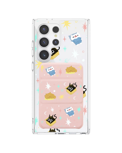 Android Magnetic Trifold Wallet Case - Nightover