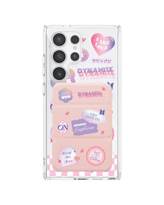 Android Magnetic Trifold Wallet Case - BTS Proof
