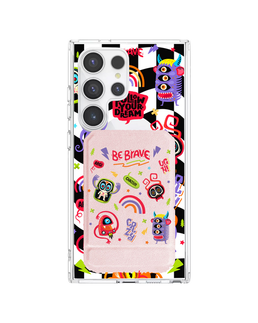 Android Magnetic Multifold Wallet - Baby Monster