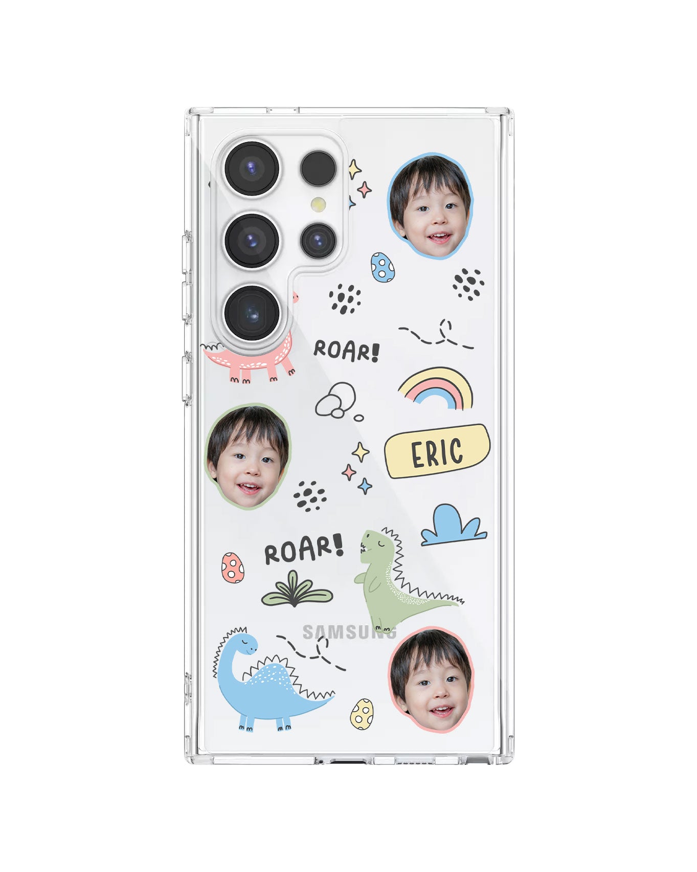 Android Rearguard Hybrid - Face Grid Dino