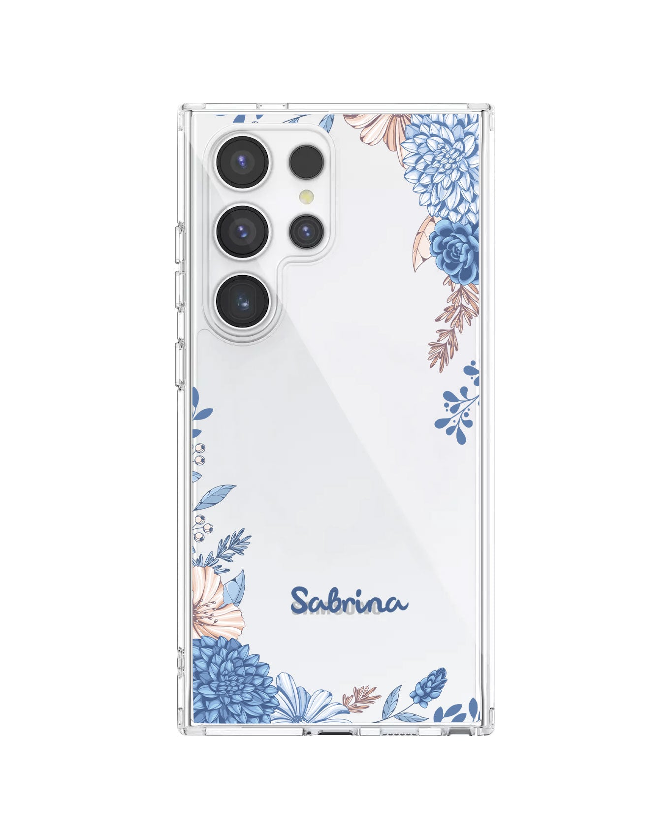 Android Rearguard Hybrid Case - Blue Florals