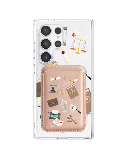 Android Magnetic Wallet Case - Lawyer