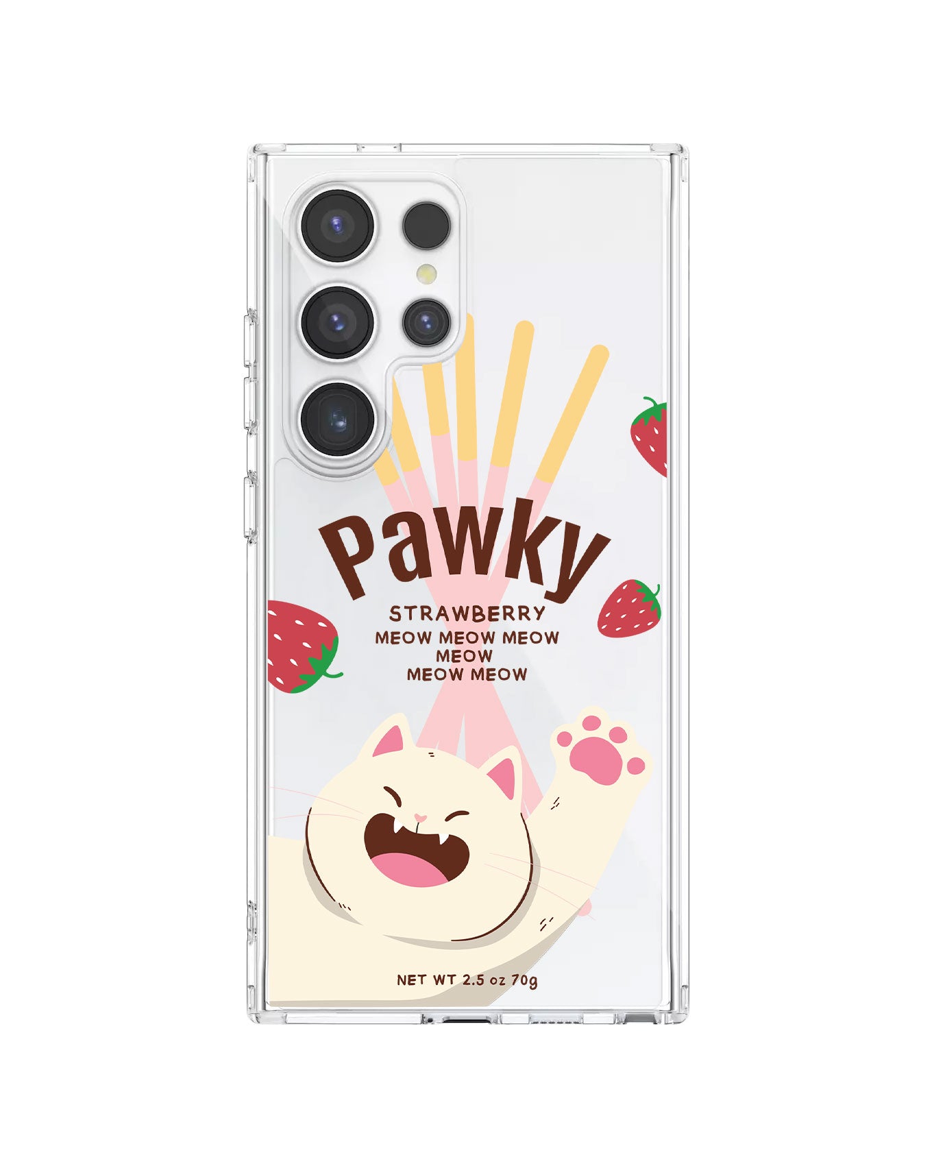 Android Rearguard Hybrid Case - Pawky Cat