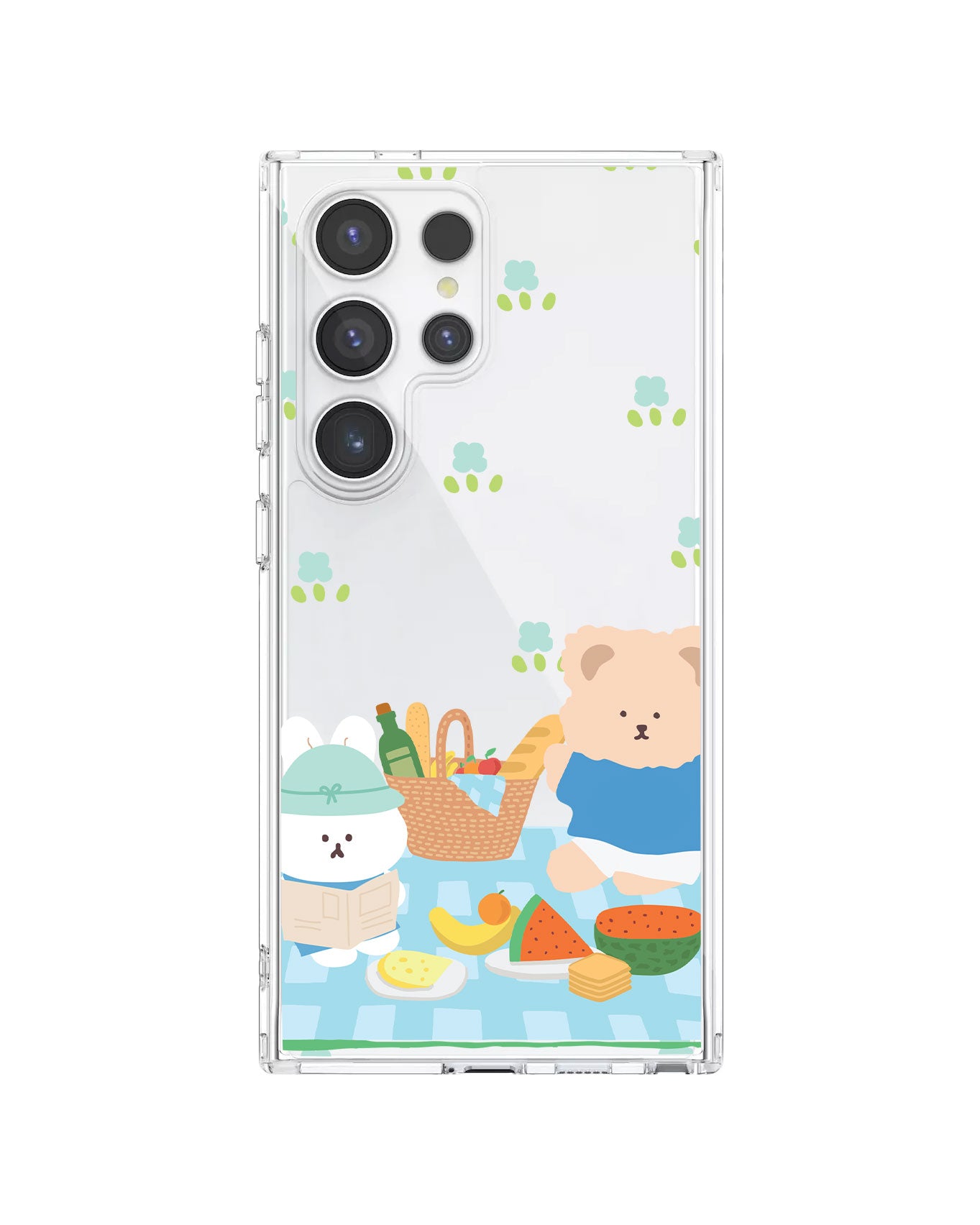 Android Rearguard Hybrid Case - Picnic Bear Blue