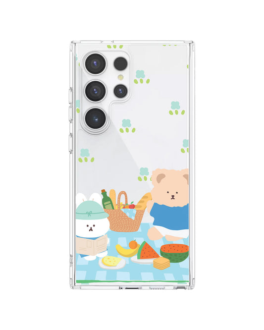 Android Rearguard Hybrid Case - Picnic Bear Blue