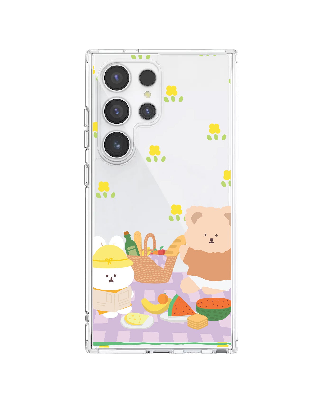 Android Rearguard Hybrid Case - Picnic Bear Lilac