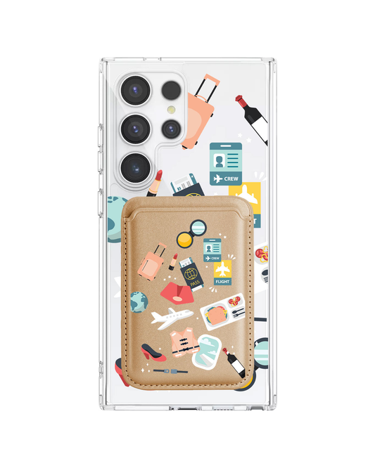 Android Magnetic Wallet Case - Stewardess or Flight Attendant