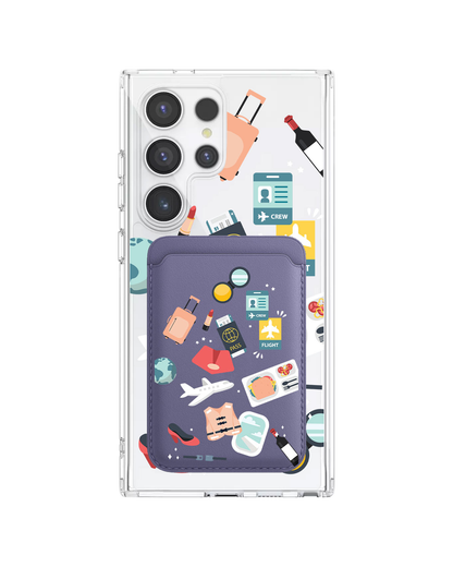 Android Magnetic Wallet Case - Stewardess or Flight Attendant
