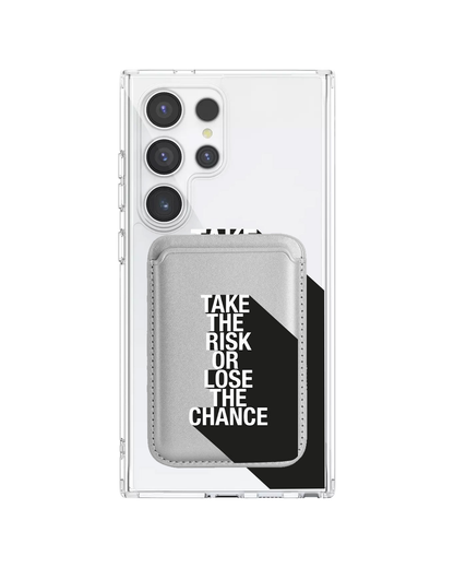Android Magnetic Wallet Case - Take the Risk
