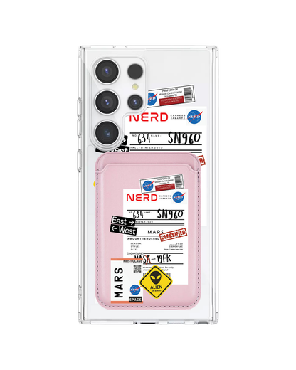 Android Magnetic Wallet Case - Ticket to Mars