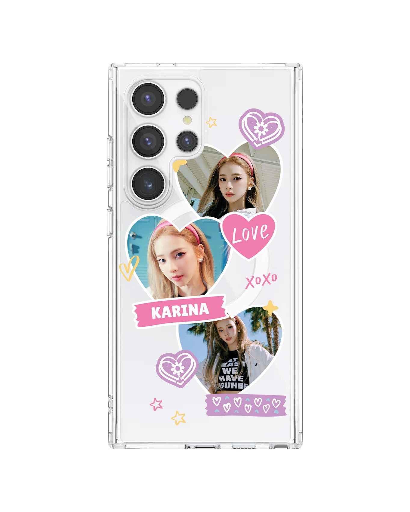 Magsafe Case - Face Grid Love