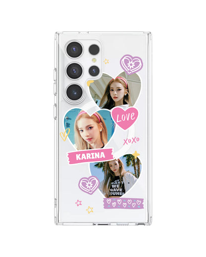 Magsafe Case - Face Grid Love