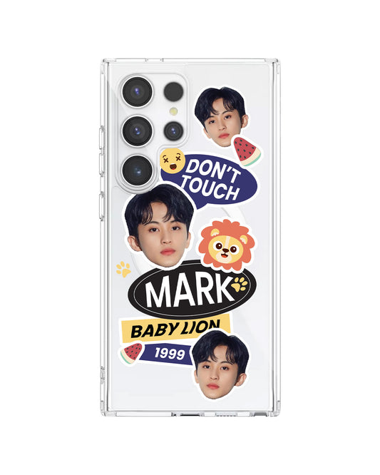 Magsafe Case - Face Grid Baby Lion