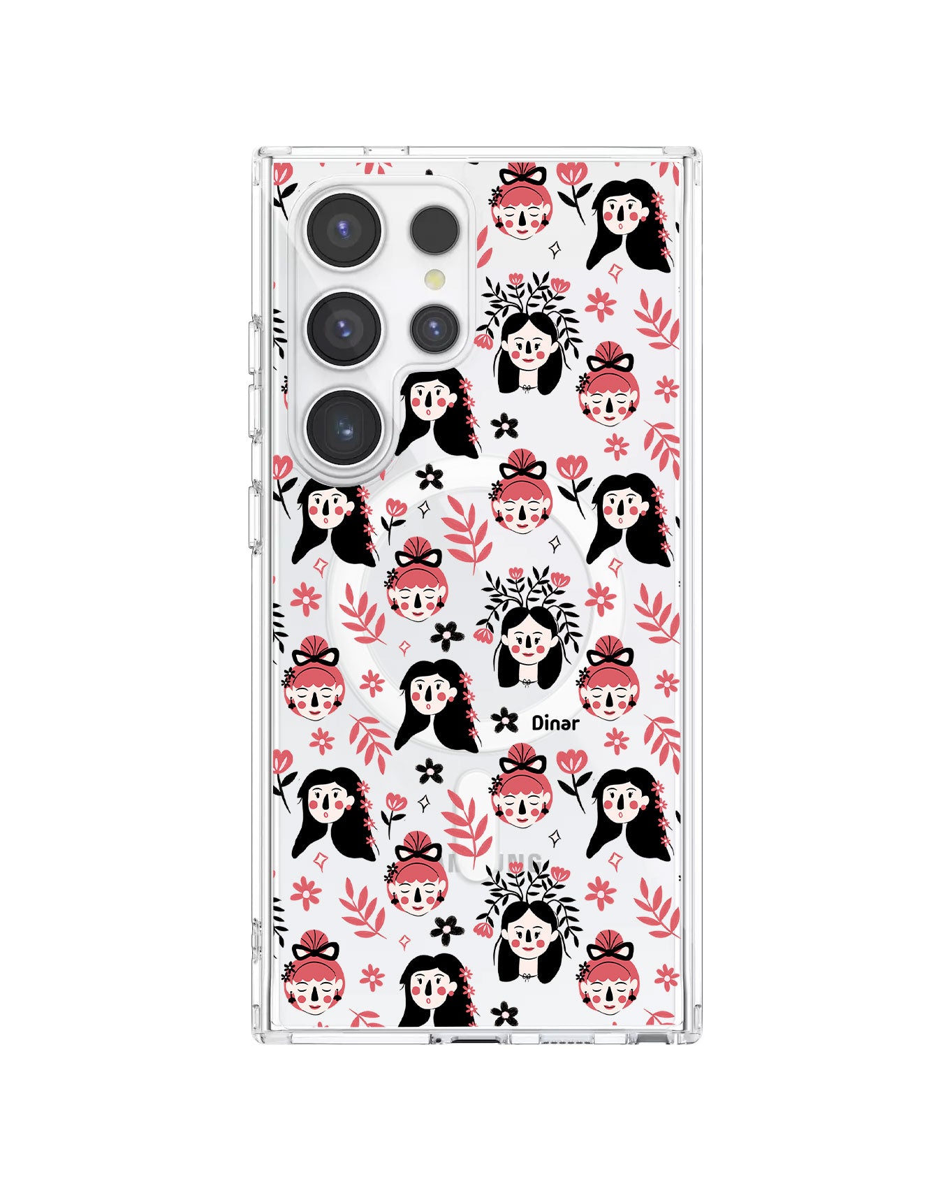 Magsafe Case - Flowery Faces