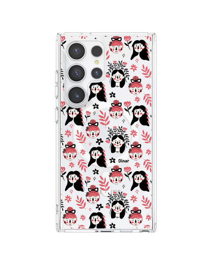 Magsafe Case - Flowery Faces